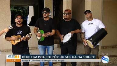 SE TV 1ª Edição Banda É Diferente se apresenta no Projeto Pôr do Sol