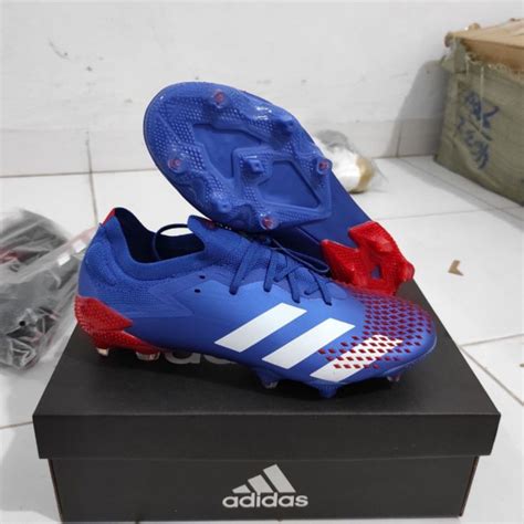 Jual Sepatu Bola Adidas Predator Mutator Blue Red Fg Shopee