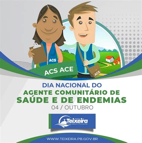 FELIZ DIA DO AGENTE COMUNITÁRIO DE SAÚDE E ENDEMIAS Geral