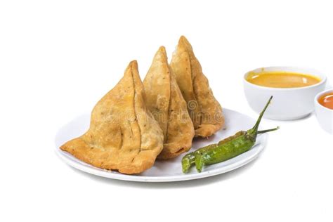 Samosa with Chutney stock image. Image of fasting, isolate - 153496127