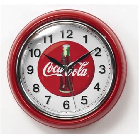 Ergo Retro Coke Wall Clock The Home Depot Canada