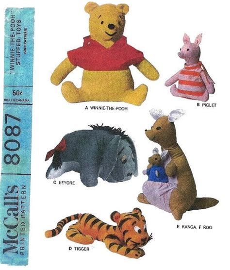 40 Vintage Winnie The Pooh Sewing Pattern Barirahdrew