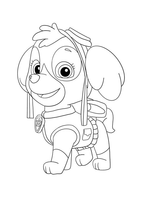 Disegni Da Colorare Di Tracker Paw Patrol Disegnibellidacolorareit