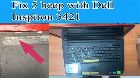 Laptop Dell Inspiron 3421 Fix Beep Alert Dell Beep Voice Youtube