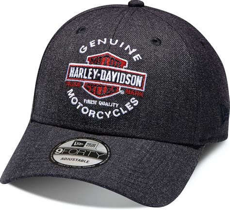 Harley Davidson Mens Genuine Logo 9forty Cap Black At Amazon Mens