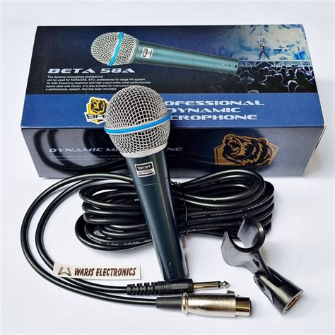 Jual Mic Mikrofon BMA BETA 58A Dynamic Microphone Tanpa Saklar Di Lapak