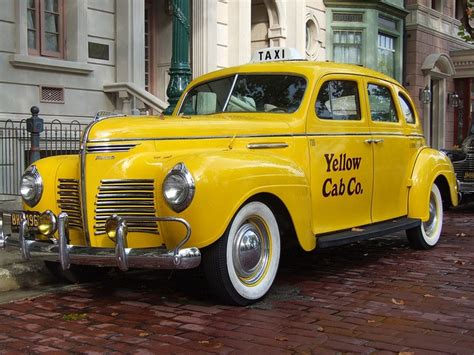 Vintage Yellow Cab From The 1940s