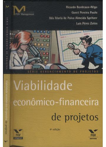 Sebo Do Messias Livro Viabilidade Econômico Financeira De Projetos