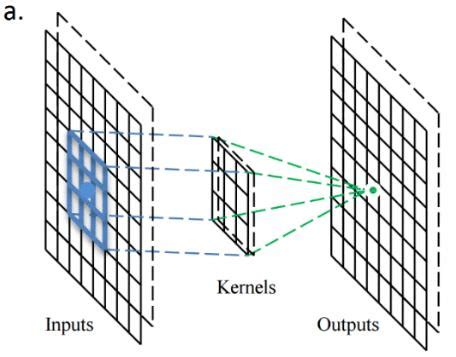 (a) Illustration of the operation principle of the convolution kernel ...