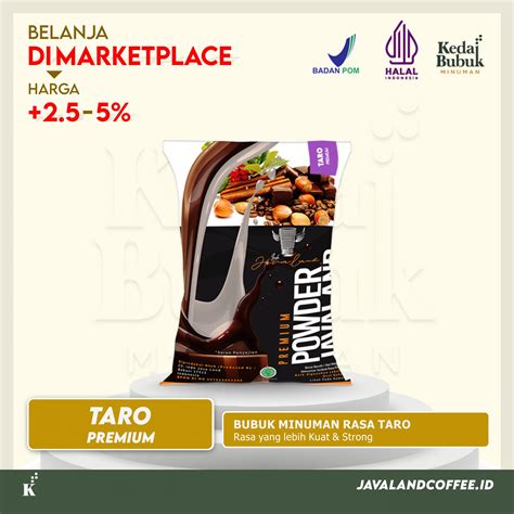 Bubuk Minuman Taro Premium 1Kg CV Indo Javaland