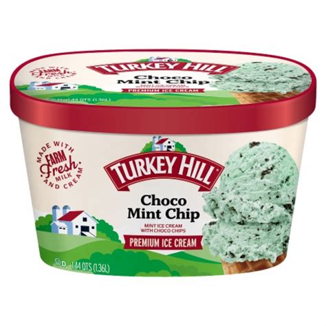 Turkey Hill® Chocolate Mint Chip Ice Cream Tub 46 Oz Harris Teeter