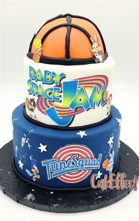 Space Jam Birthday Cake Ideas Images Pictures