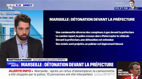 La détonation entendue devant la préfecture des Bouches du Rhône a été