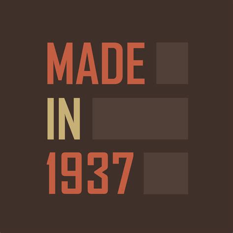 Made in 1937. Birthday celebration for those born in the year 1937 ...