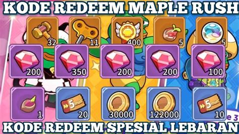 Kode Redeem Maple Rush April Gift Code Maple Rush Terbaru