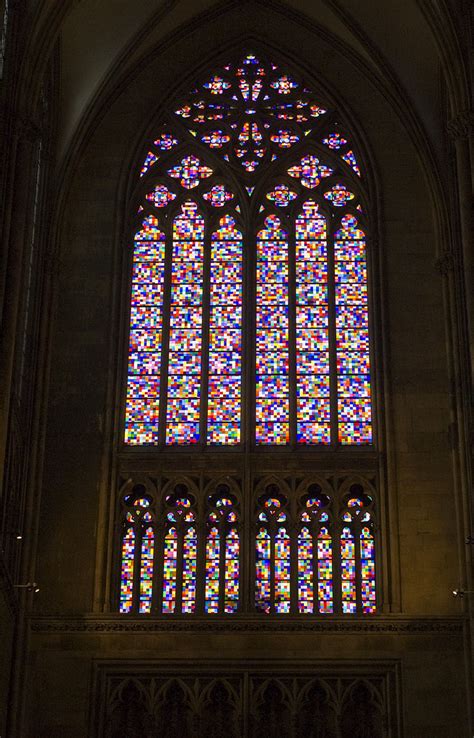 Pixel Art Like Stained Glass Window Of Cologne Cathedral Rpics