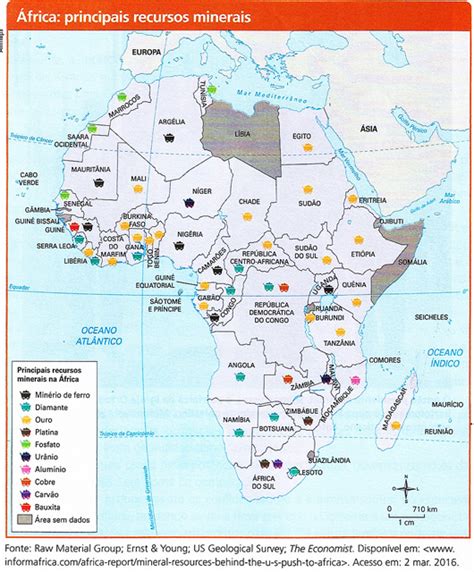 Riquezas Da África - ganga macota: África: principais recursos minerais
