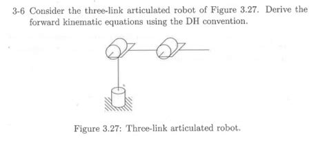 Solved Consider The Three Link Articulated Robot Of Chegg