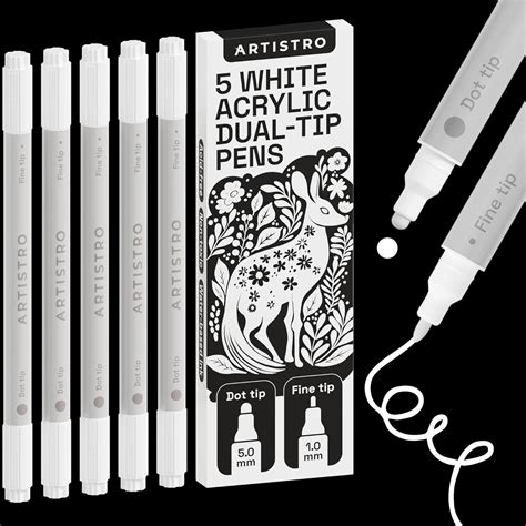 Amazon Artistro White Acrylic Paint Pens Acrylic Paint Markers