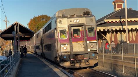 High Capacity Mbta Sets Borrowed From The South Side On The Newburyport Rockport Line October