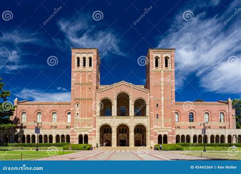 Royce Hall At Ucla Editorial Stock Image Image Of Blue 45442564