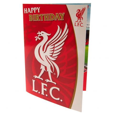 Liverpool Fc Musical Birthday Card Select Sports Souvenirs