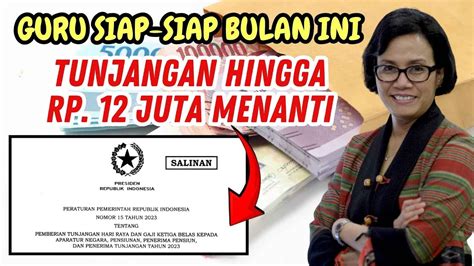 KABAR GEMBIRA UNTUK GURU SERTIFIKASI TUNJANGAN HINGGA RP 12 JUTA