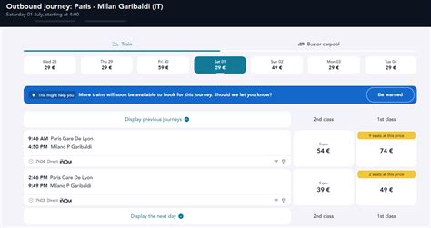 Reservations or Tickets? TGV Paris-Milan | Community