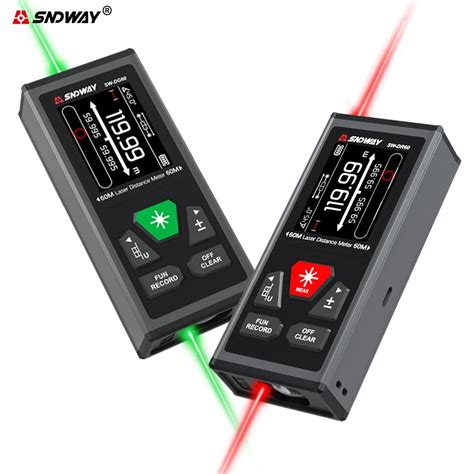 SNDWAY Rangefinder Bilateral A Laser Medidor De Dist Ncia Recarreg Vel