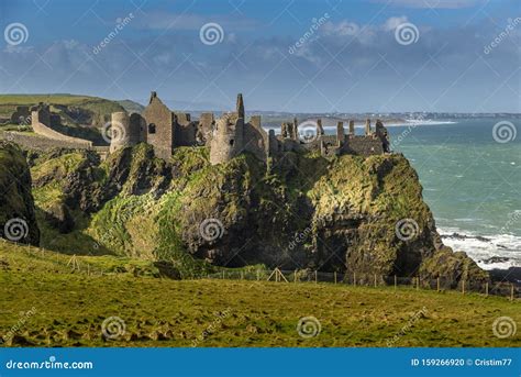 Dunluce Castle Antrim Coast Irish Landmark Northern Ireland Summer