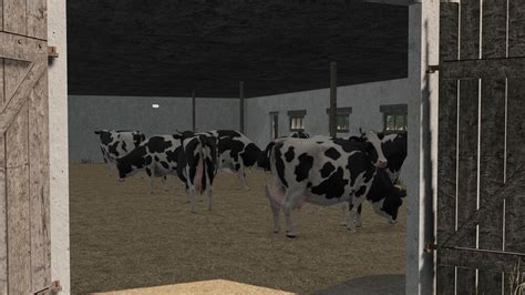 FS22 Small Cow Barn v 1 0 0 2 Placeable Objects Mod für Farming