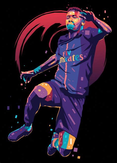 Neymar Jr Poster By Hafis Hafis Displate Neymar Jr Neymar Pop