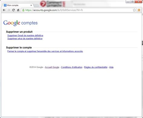 Supprimer Son Compte Gmail Comment A Marche