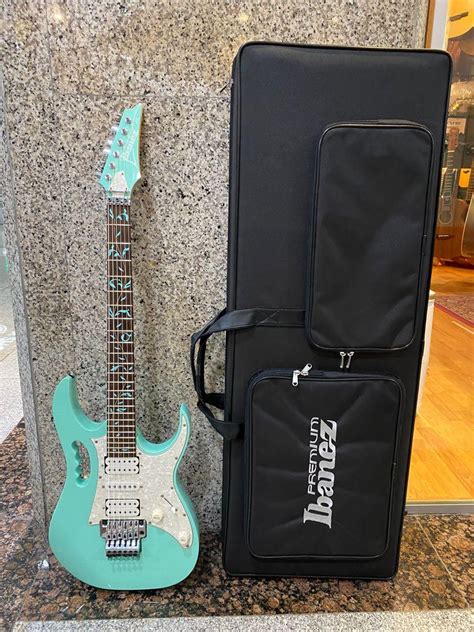 Ibanez Jem V Sfg Steve Vai Signature Electric Guitar W Case Sea Foam