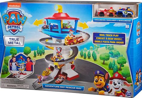 Paw Patrol True Metal Adventure Bay Rescue Way Toy Playset With