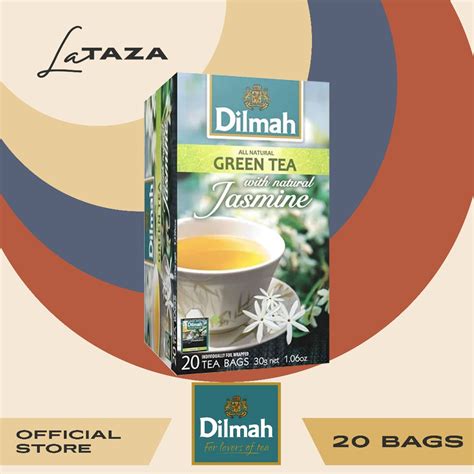 Dilmah Green Tea With Natural Jasmine Bags Shopee Philippines