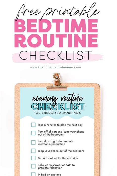 Build A Healthy Adult Bedtime Routine Free Worksheet The