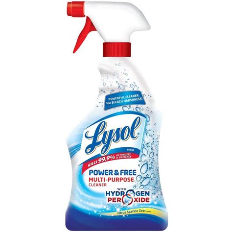 Lysol Oz Citrus Hydrogen Peroxide Power And Free Multi Cleaner