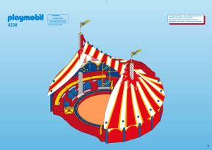 Manual Playmobil set 4230 Circus Ring