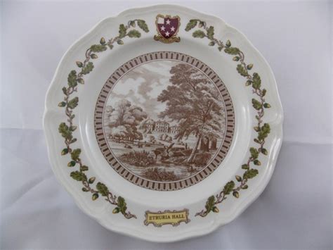 Plate Wedgwood The Etruria Collection A View Of Etruria Hall