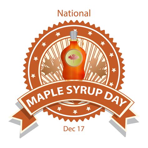 National Maple Syrup Day 4241233 Vector Art At Vecteezy