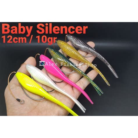 Jual Soft Lure Baby Silencer Cm Gr Eceran Pcs Body Pcs Hook