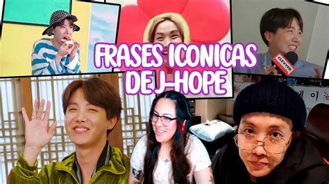 Frases icónicas de J HOPE 제이 홉 Reacción Shendya YouTube