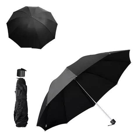 Paraguas Mini Brizi Guarda Chuva Mini Cabo Reto Negro MercadoLibre