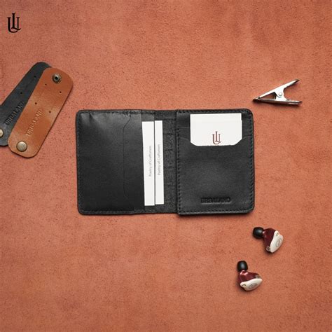 Galio Multi Purpose Card Wallet Plain Black - Urbaland BD