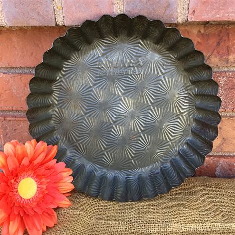 Vintage Ovenex Starburst Fluted Flan Pan N H Tart Pan Quiche Pan