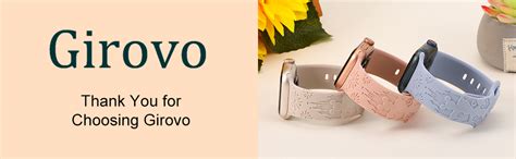 Girovo Engraved Cartoon Bracelet Compatible With Apple Watch Band 40mm