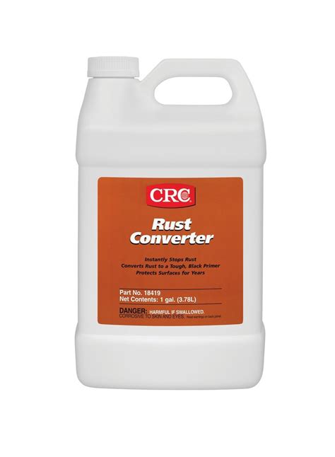 Crc Rust Converter 18419 1 Gal Liquid Water Based Rust Converter