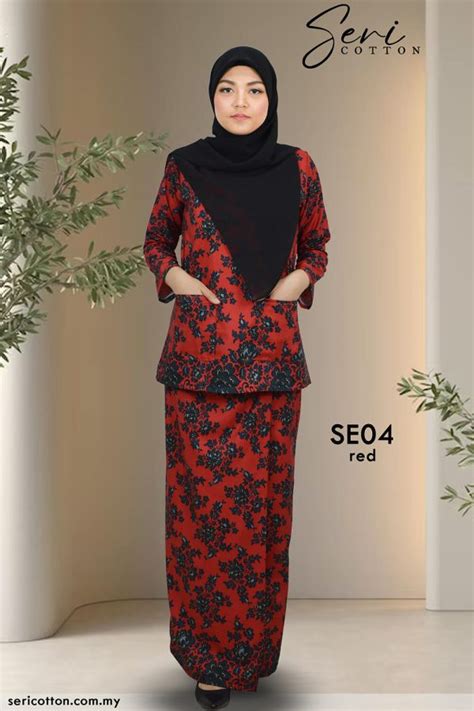 Kurung Kedah Seri Melati Se Seri Cotton