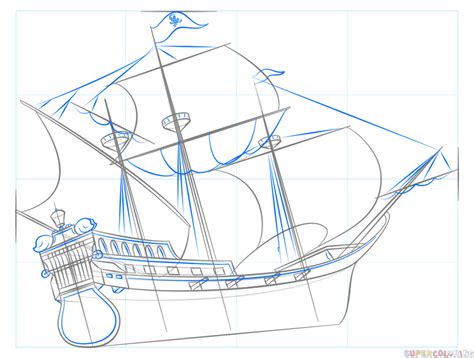 How To Draw A Pirate Ship Hard - magdalena-encore